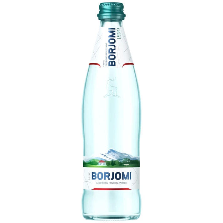 Напої: вода Borjomi