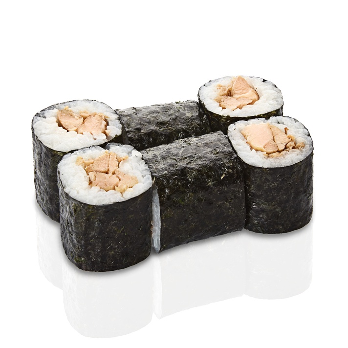 Суши: Маки с жареным лососем