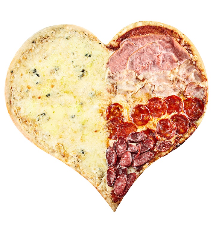 Пицца: Пицца-сердце